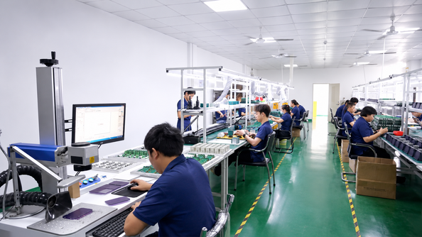 Shenzhen Jutai Comm Co., Ltd. Hersteller-Produktionslinie